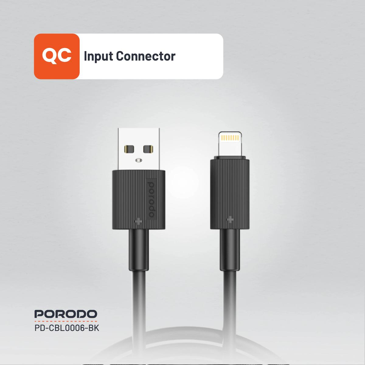 Porodo USB-A to Lightning  Cable