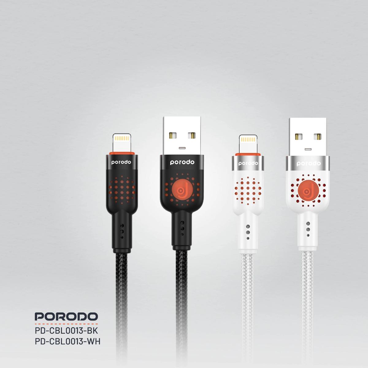 Porodo Braided Cable USB-A to Lightning