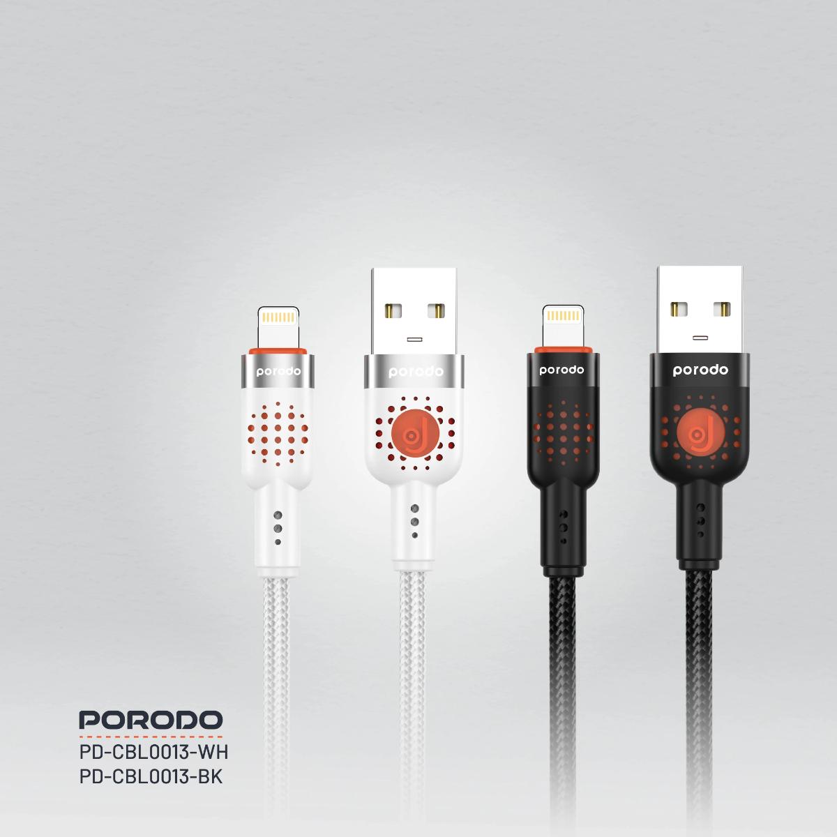 Porodo Braided Cable USB-A to Lightning