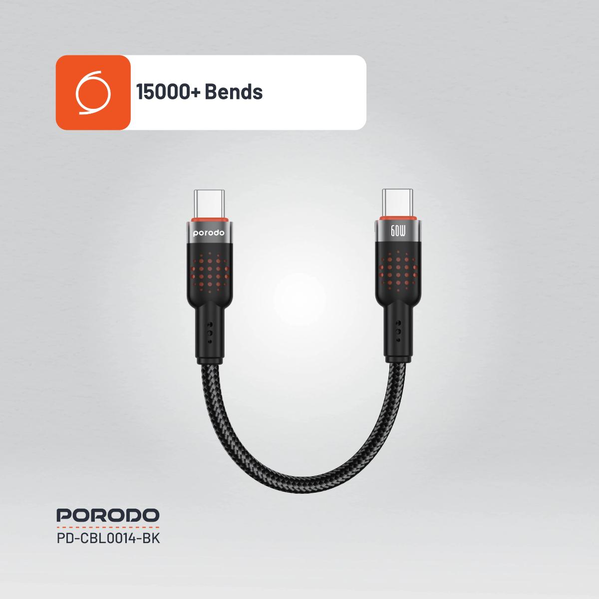 Porodo Braided Cable Type-C to C