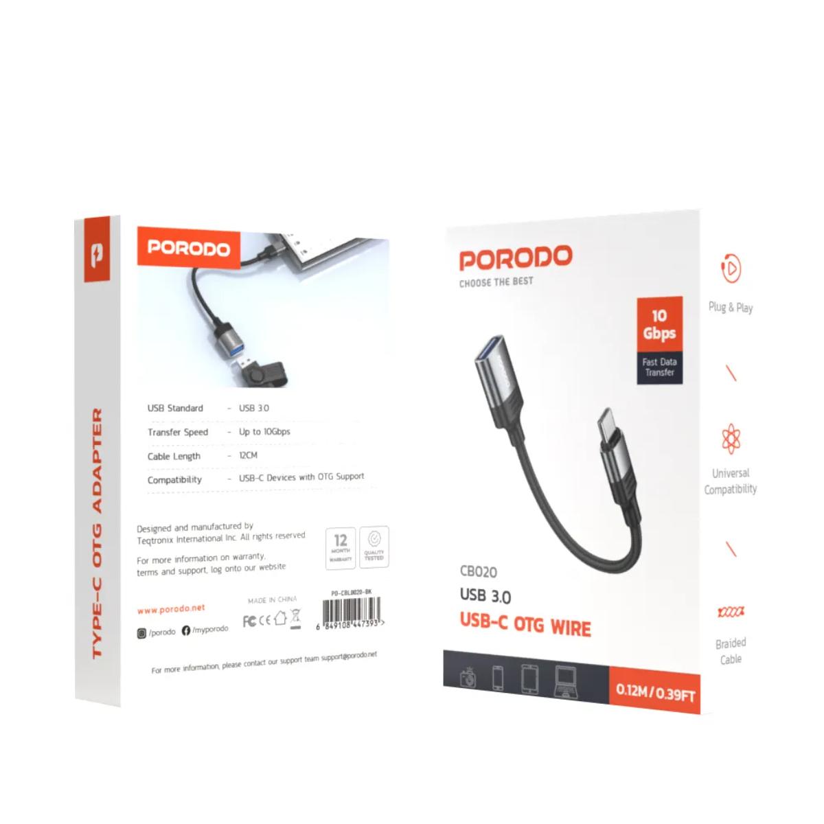 Porodo USB-C OTG Wire