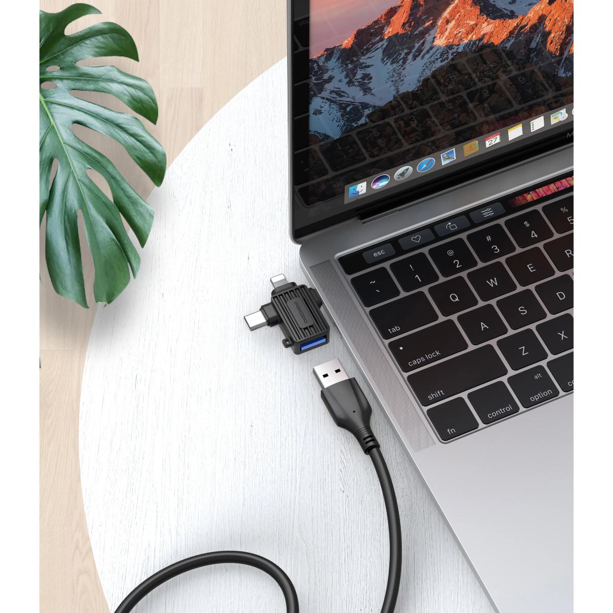Porodo Universal 3-in-1 OTG Adapter