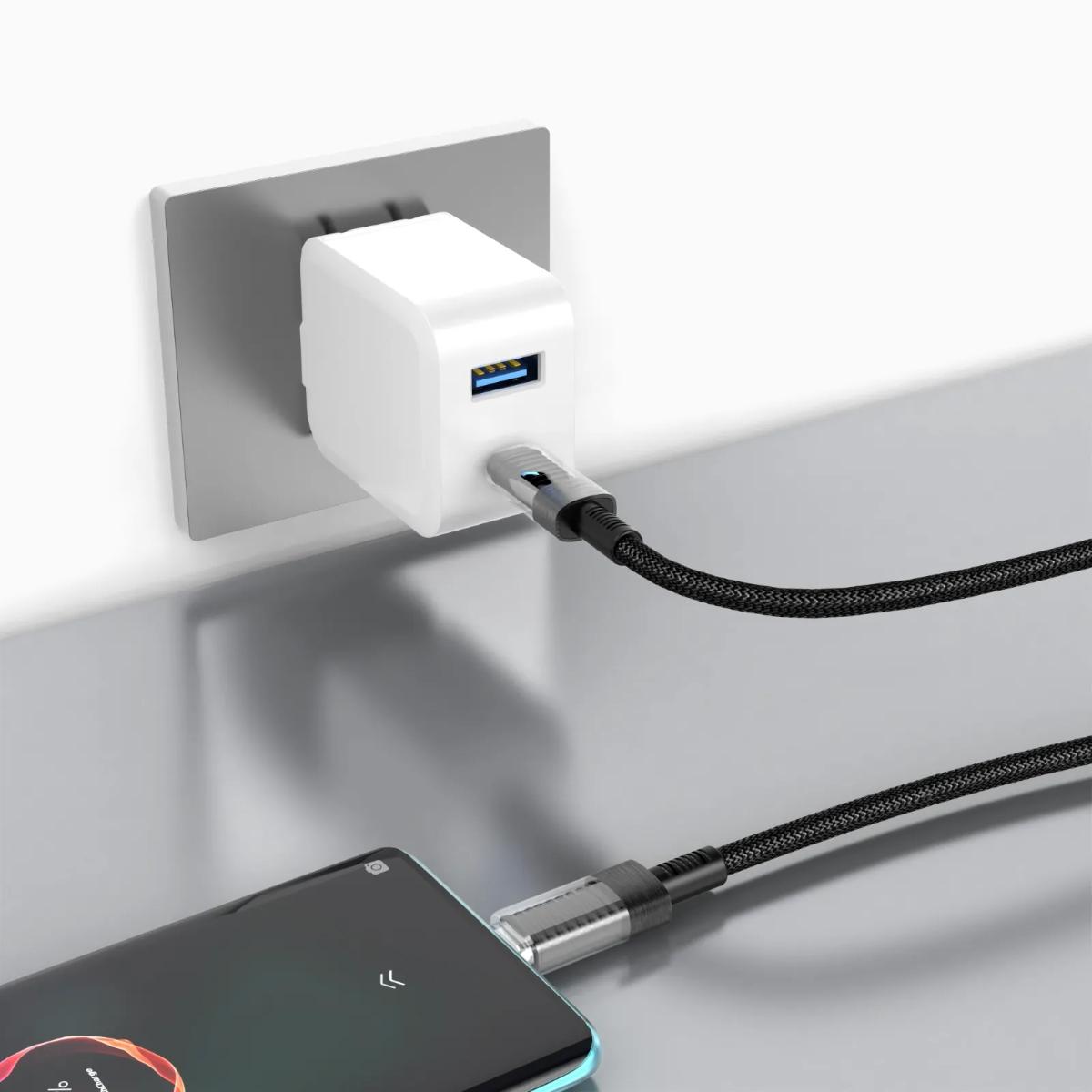 Porodo Transparent Shell USB-C To USB-C Cable