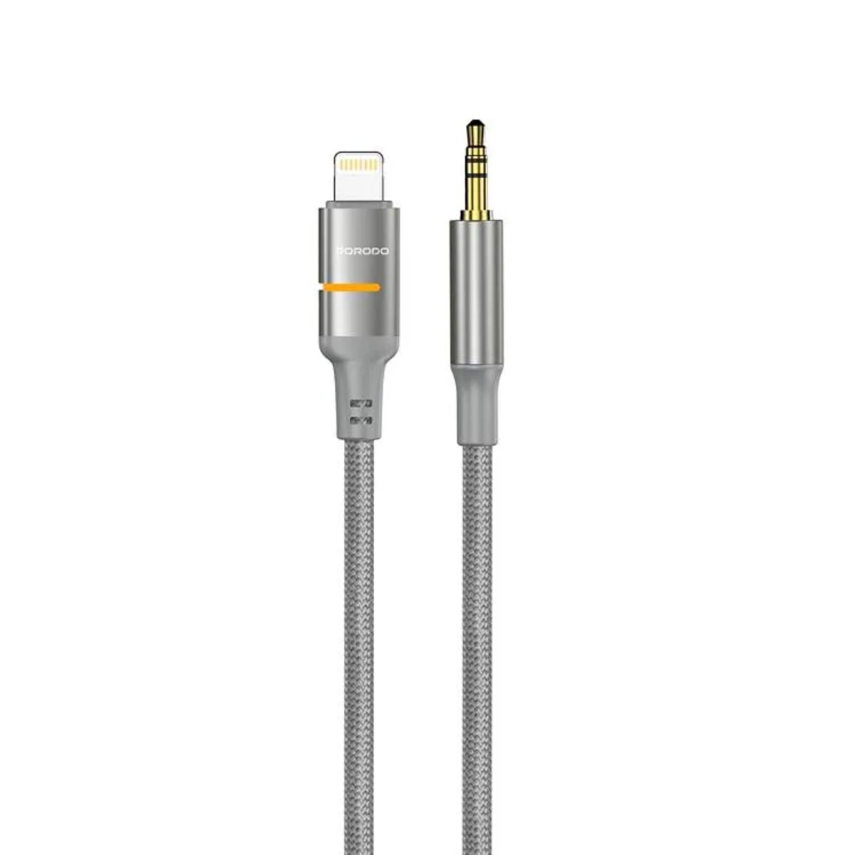 Porodo AUX to Lightning LED Light Cable