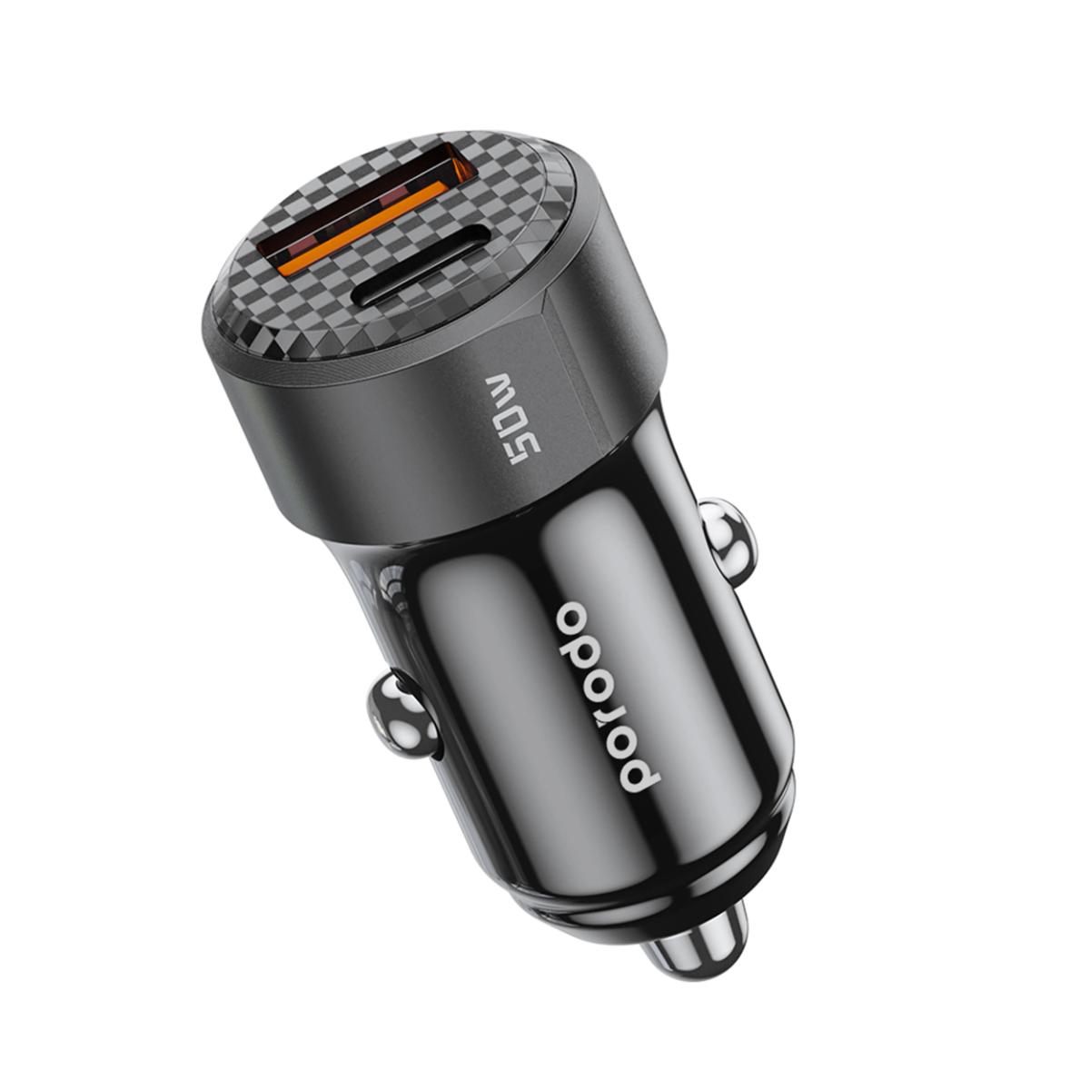 Porodo 50W Dual Output Car Charger