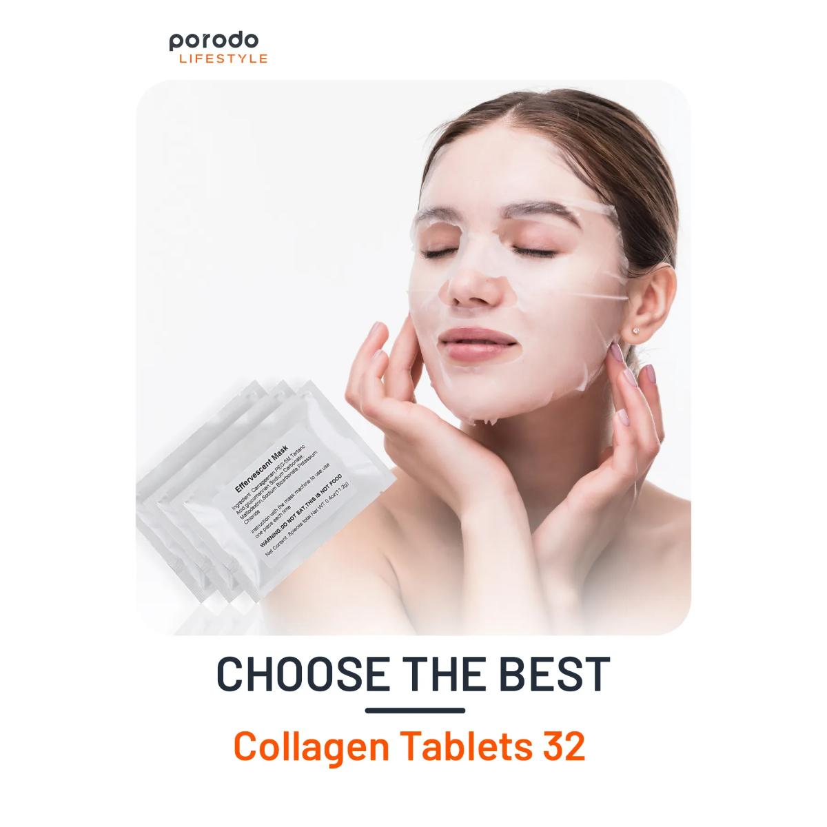 Porodo Collagen Facial Mask Tablets