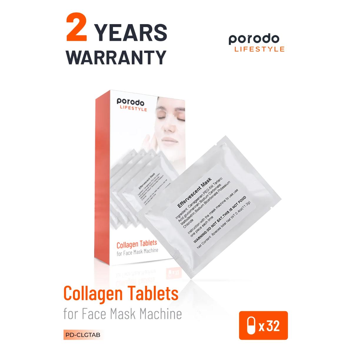 Porodo Collagen Facial Mask Tablets