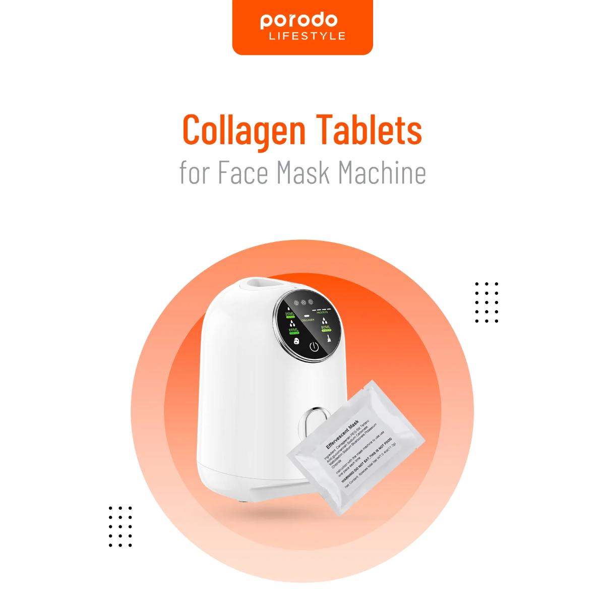 Porodo Collagen Facial Mask Tablets
