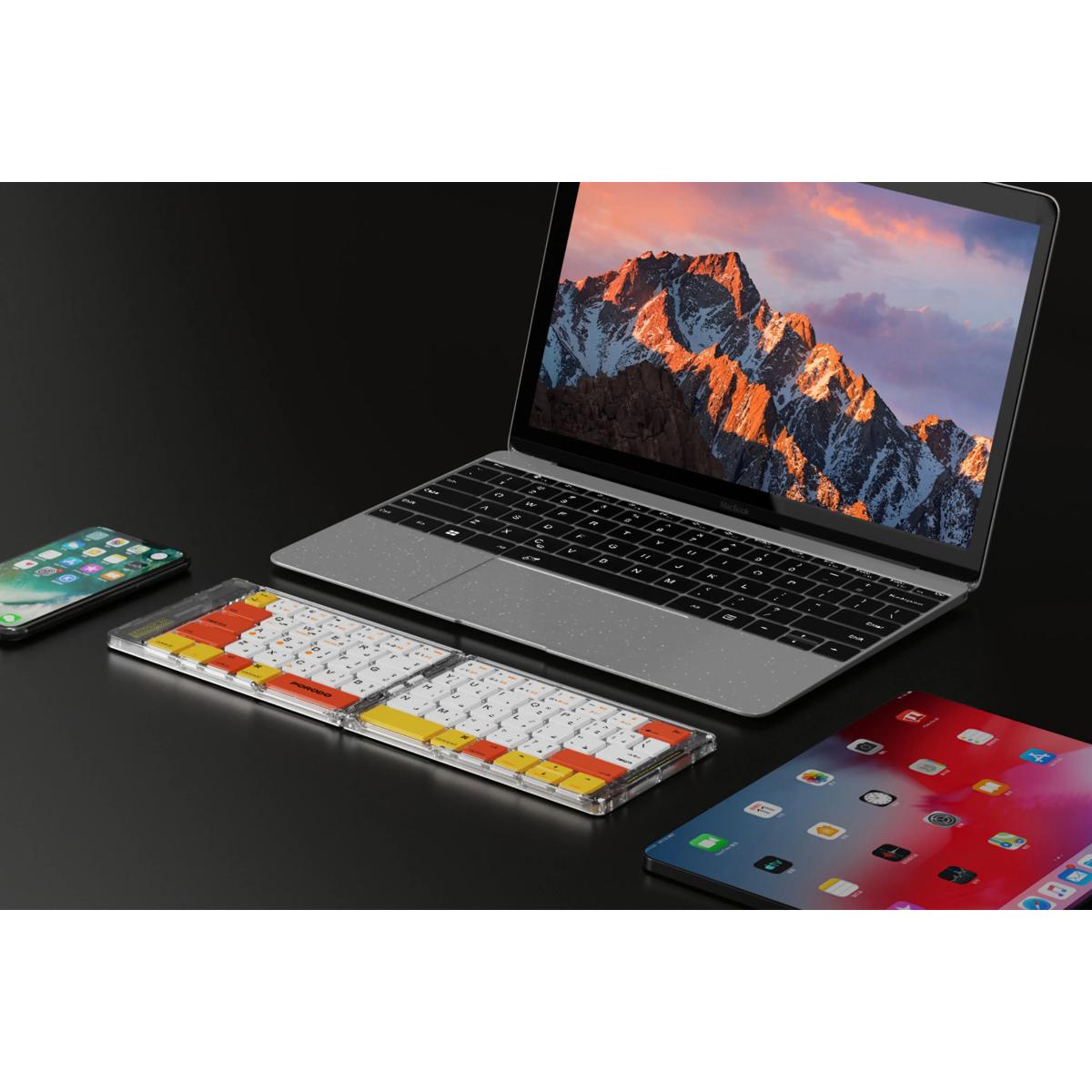 Porodo Crystal Shell Wireless Keyboard