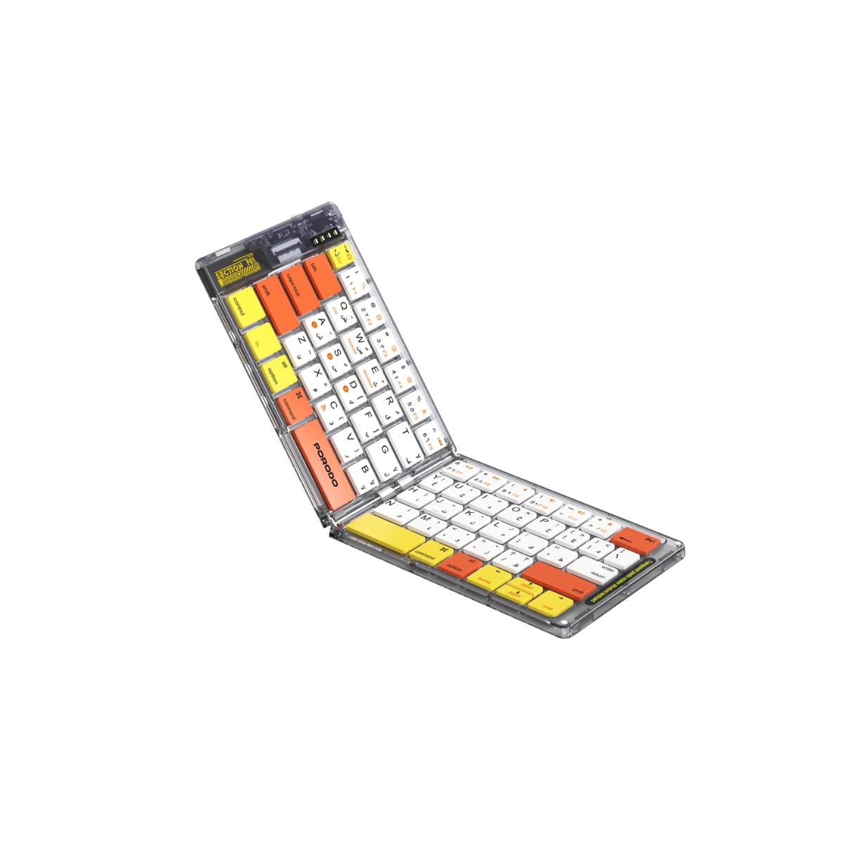 Porodo Crystal Shell Wireless Keyboard