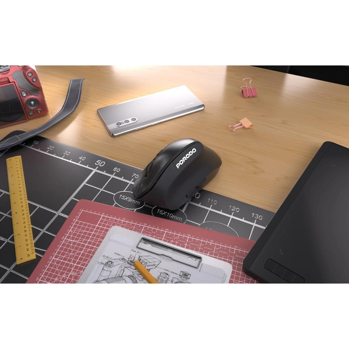 Porodo Vertical 4000 DPI Wireless Mouse