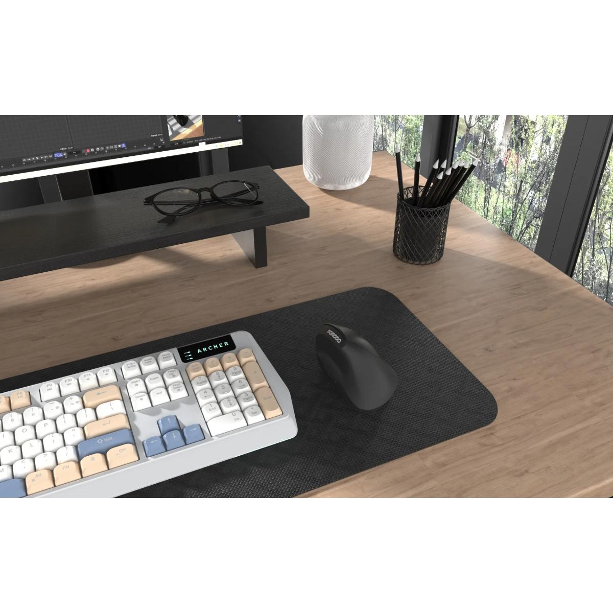 Porodo Vertical 4000 DPI Wireless Mouse