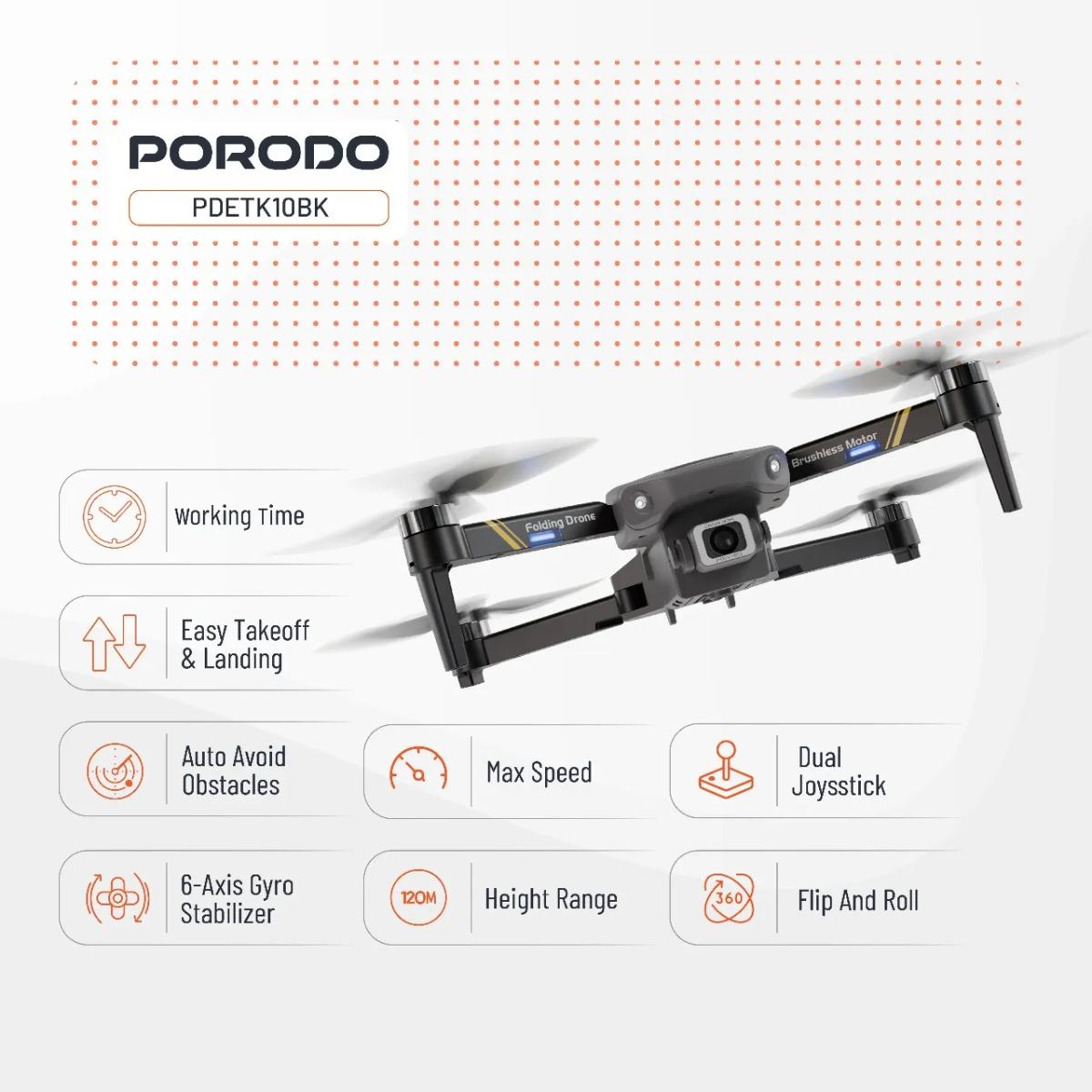 Porodo Aero View Drone