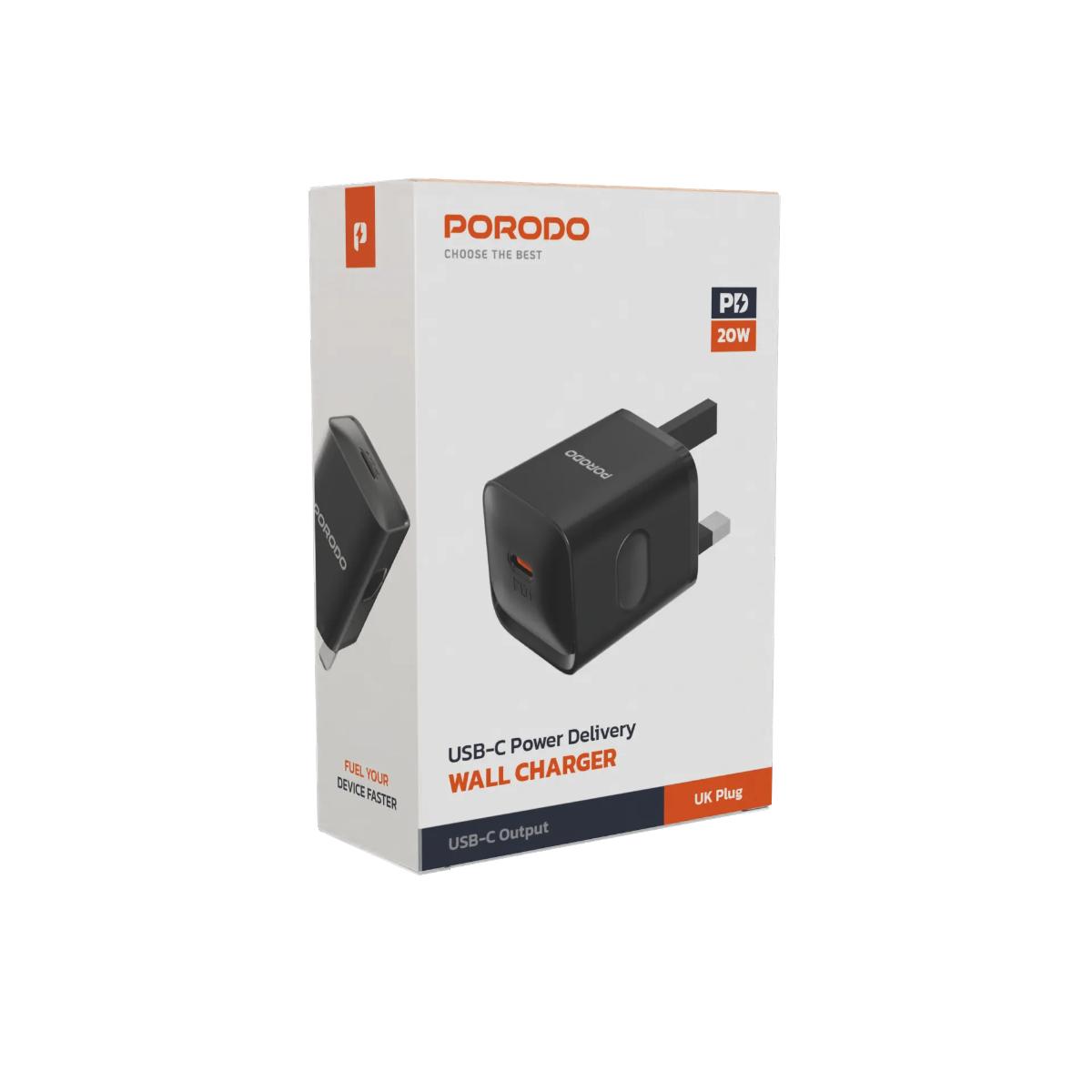 Porodo USB-C Power Delivery  Wall Charger
