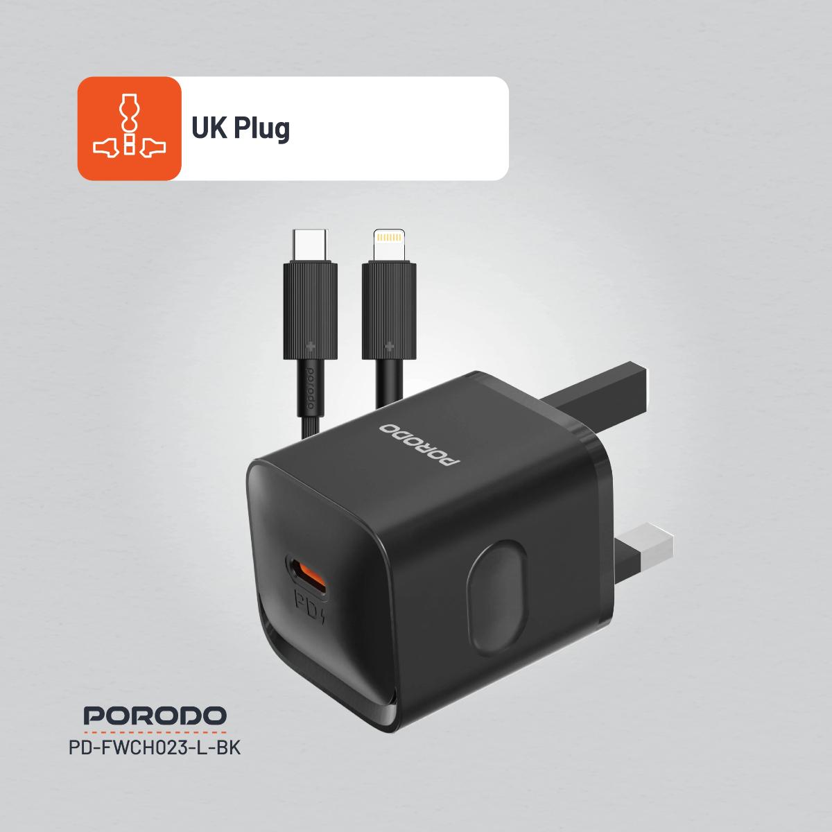 Porodo USB-C Power Delivery  Wall Charger