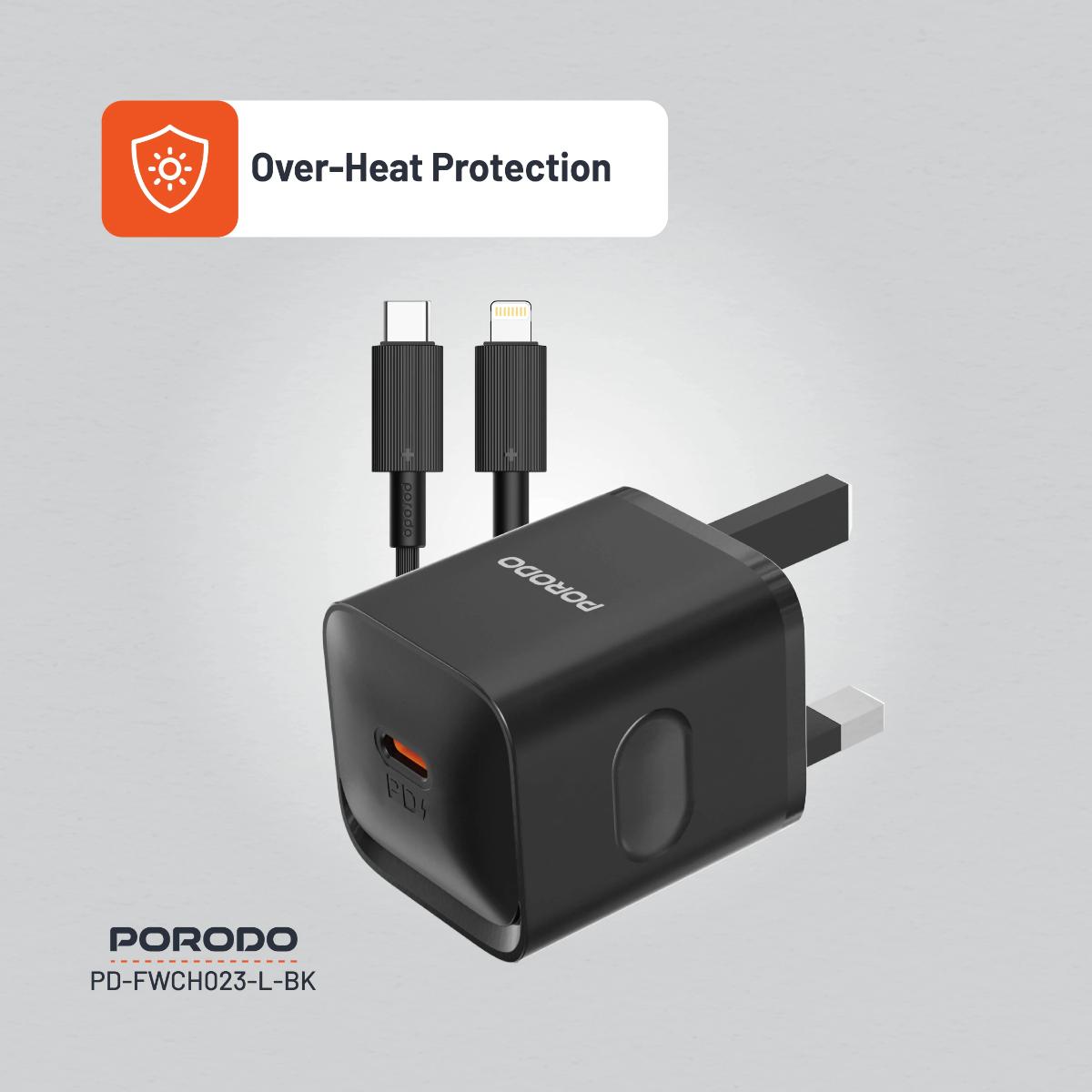 Porodo USB-C Power Delivery  Wall Charger