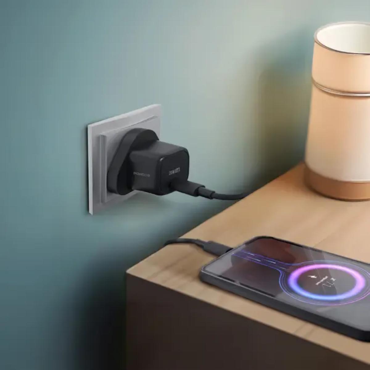 Porodo USB-C Power Delivery GaN Wall Charger UK