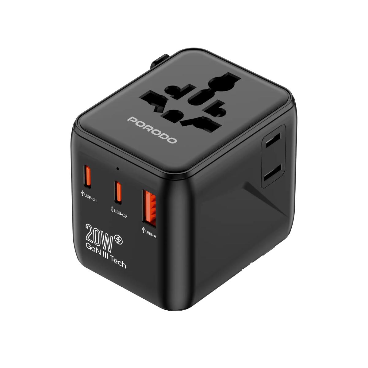 Porodo Universal Travel GaN Quick Charger