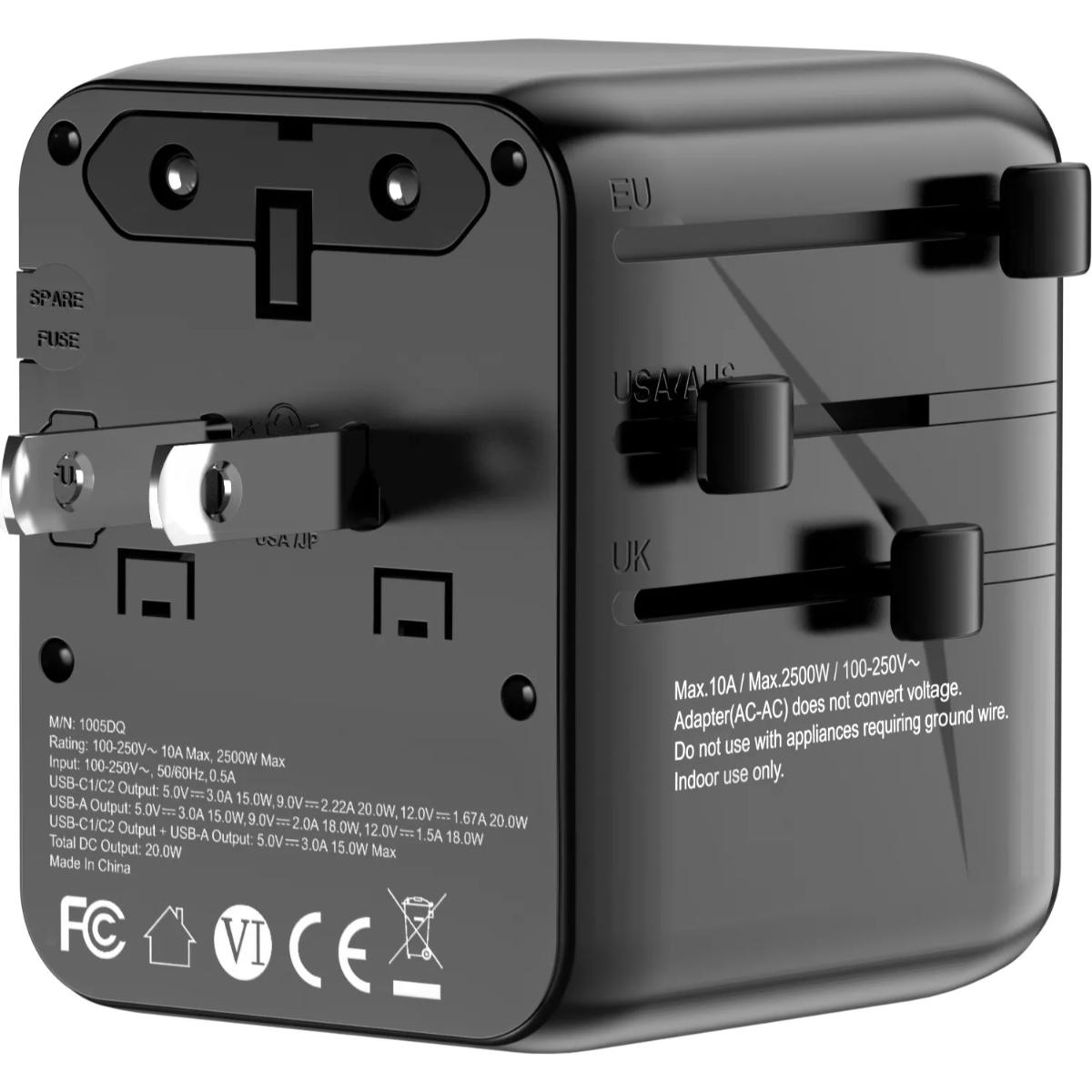 Porodo Universal Travel GaN Quick Charger
