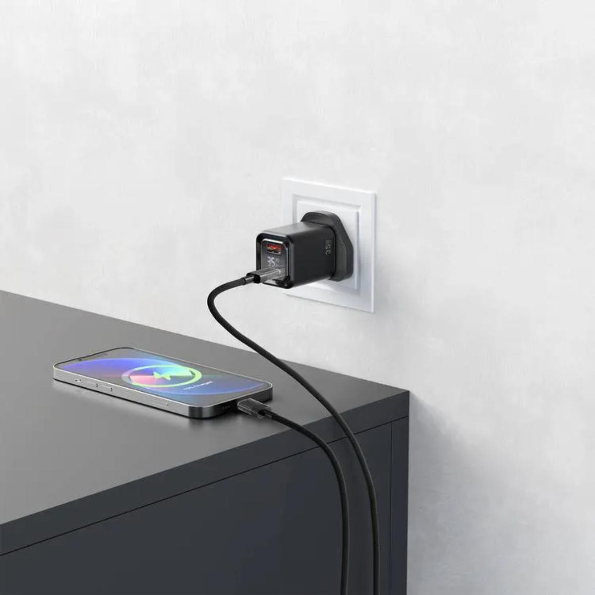 Porodo Dual-Port | Digital Display Quick Charger