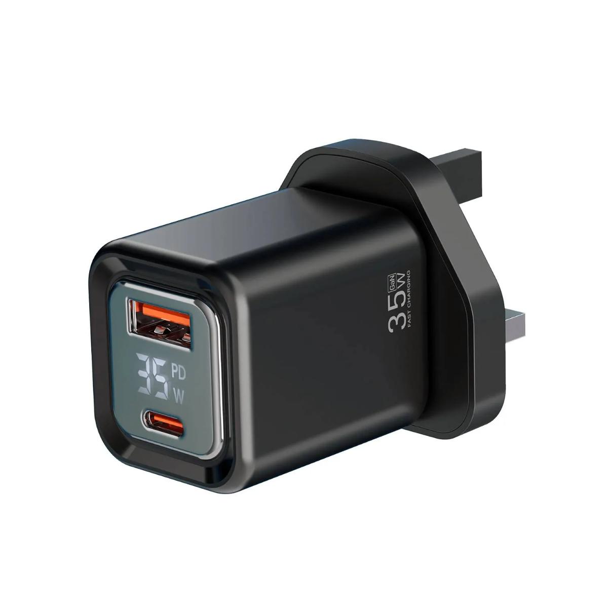Porodo Dual-Port | Digital Display Quick Charger