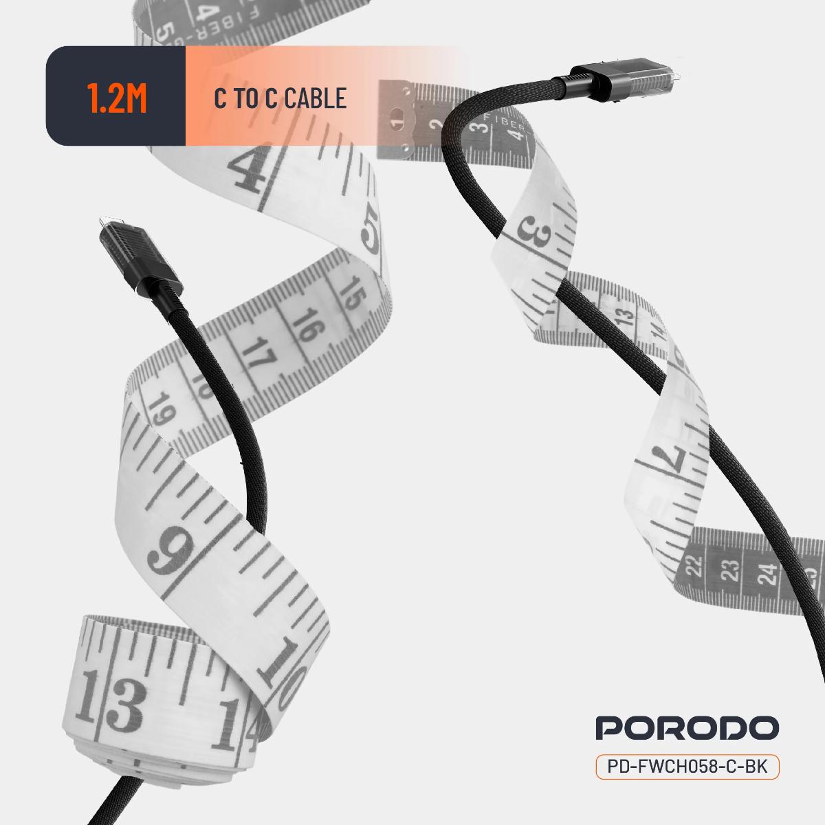 Porodo Dual-Port | Digital Display Quick Charger