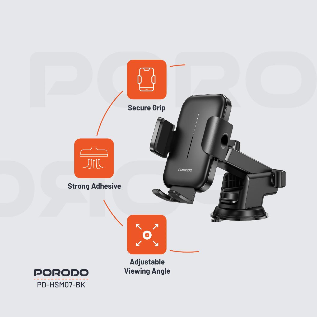 Porodo Universal Adjustable Phone Mount