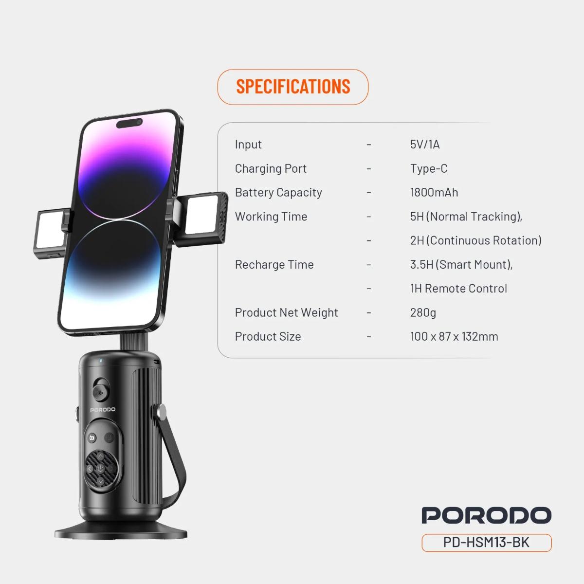 Porodo Face Tracking Smart Mount