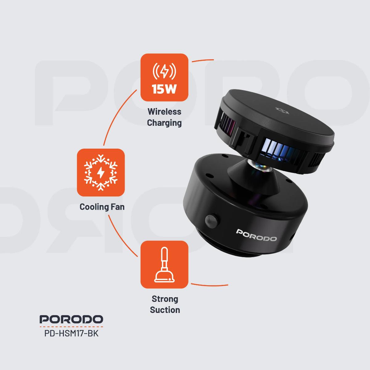 Porodo Vacuseal Magsafe Charging & Cooling