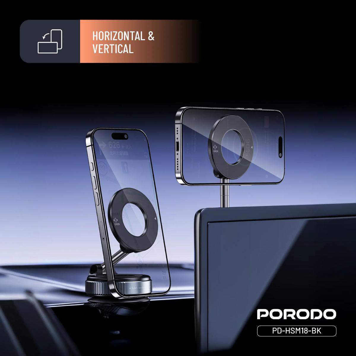 Porodo Vacuseal Rotate-Lock Magsafe Mount