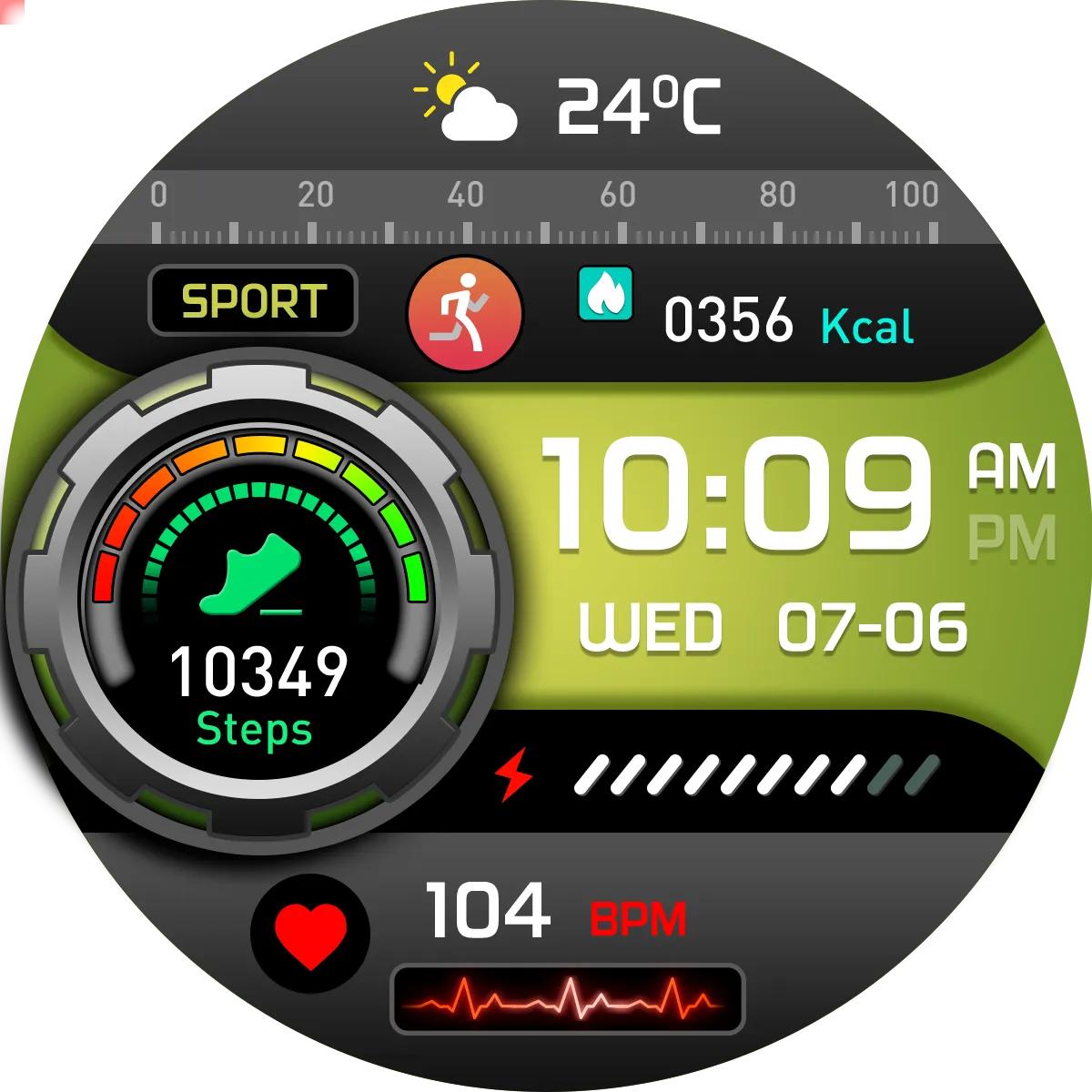 Porodo Hype Smartwatch With Earbuds
