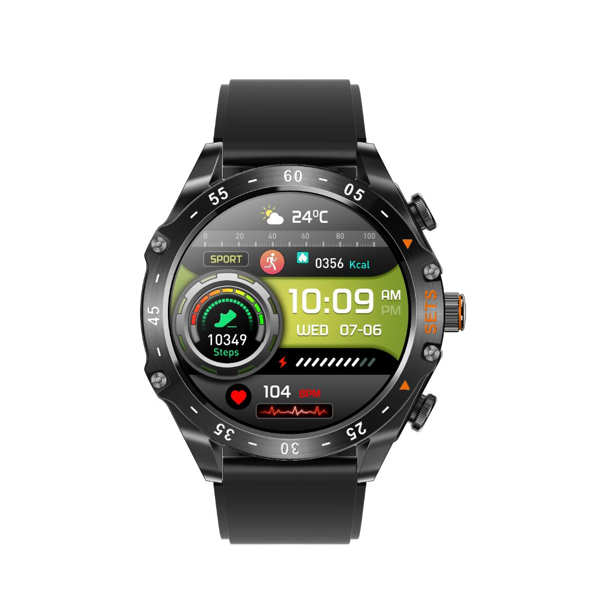 Porodo Hype Smartwatch With Earbuds
