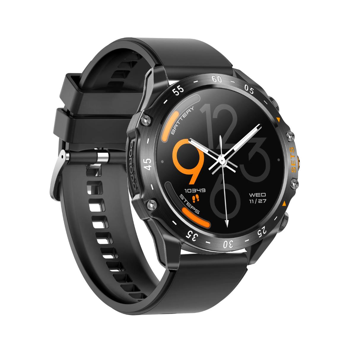 Porodo Hype Smartwatch With Earbuds