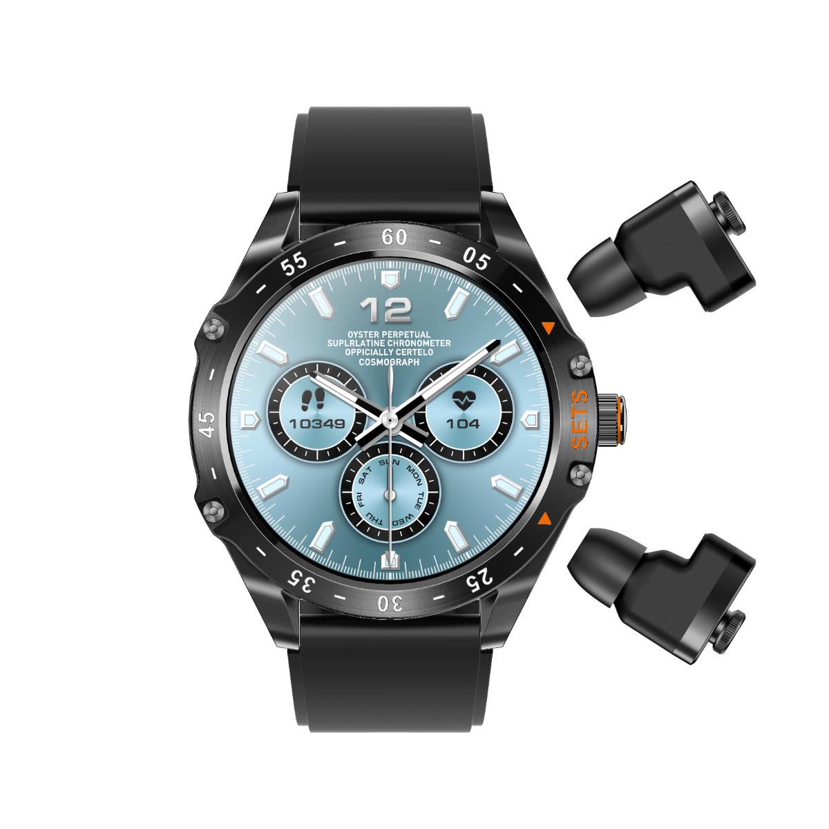 Porodo Hype Smartwatch With Earbuds