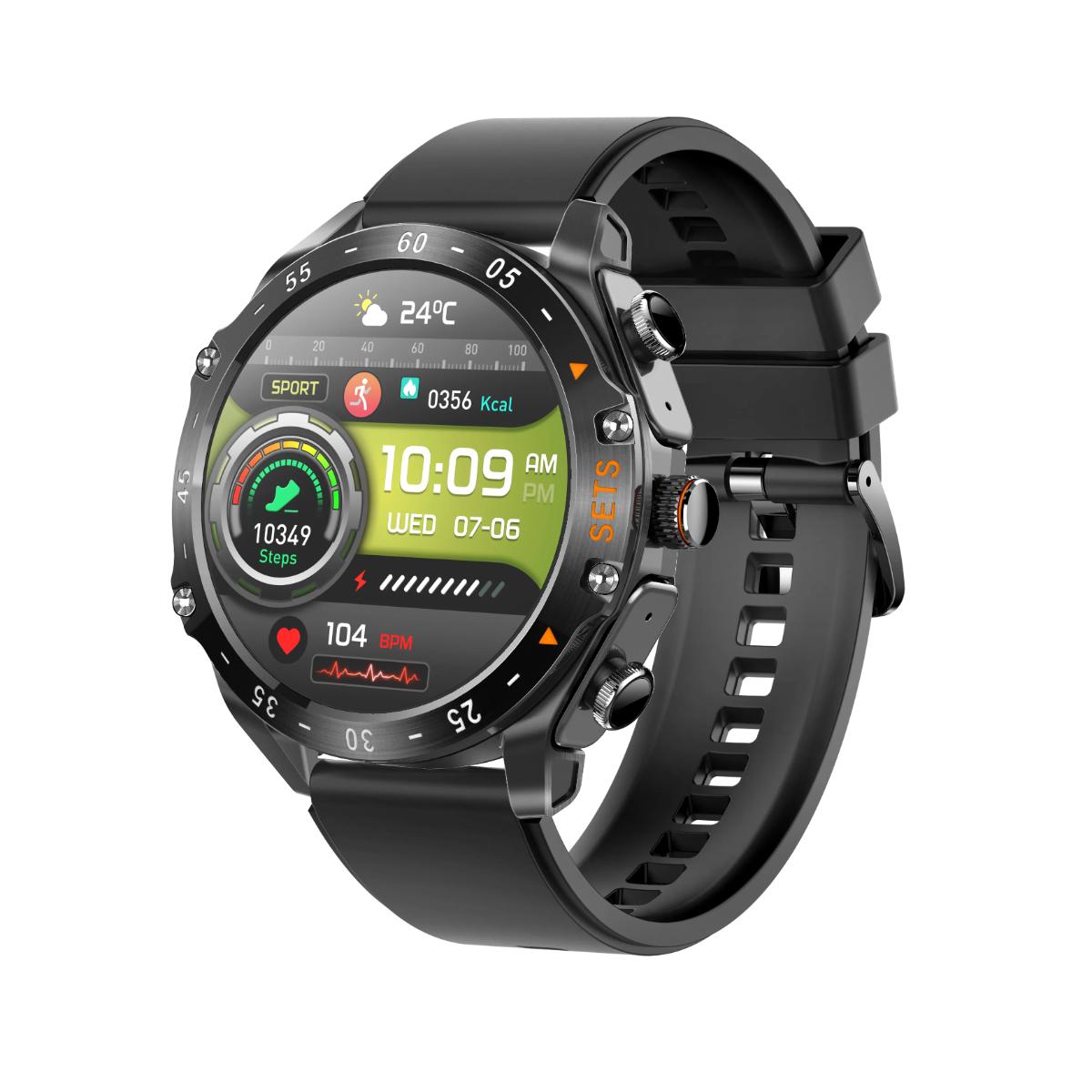 Porodo Hype Smartwatch With Earbuds