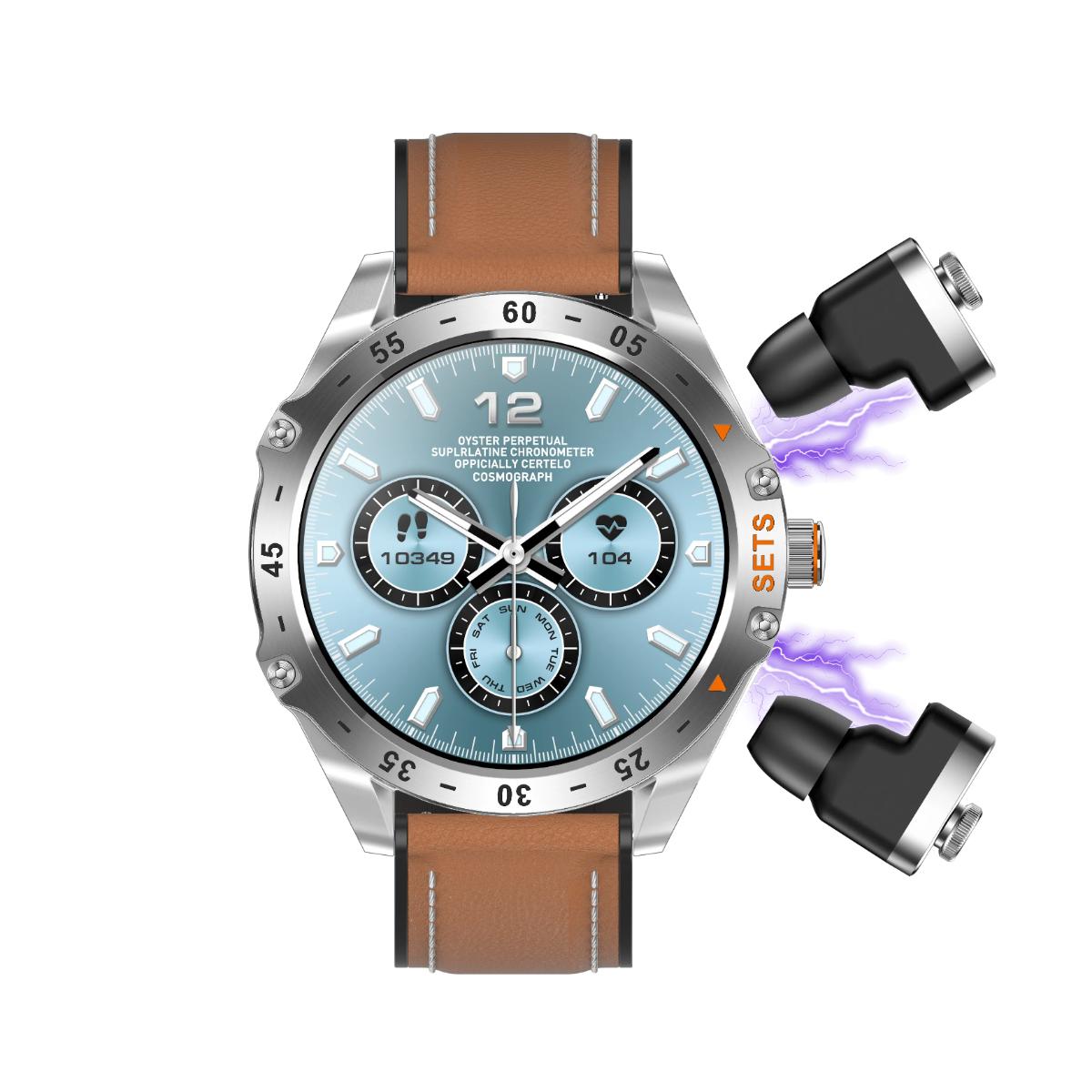 Porodo Hype Smartwatch With Earbuds