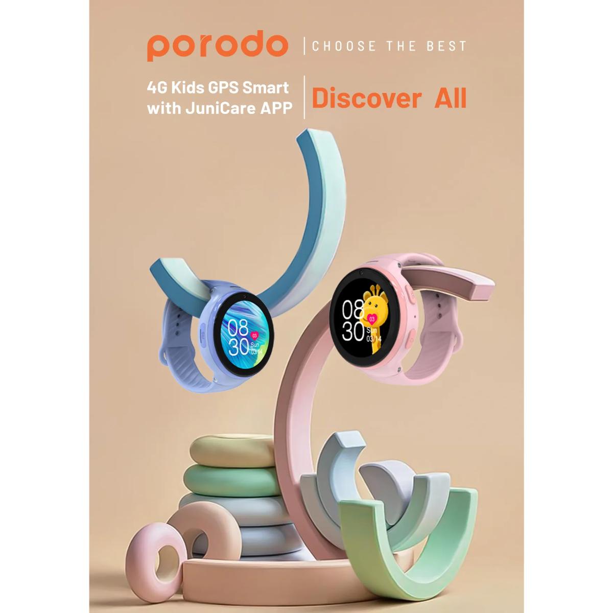 Porodo Kids 4G Smart Watch Android OS