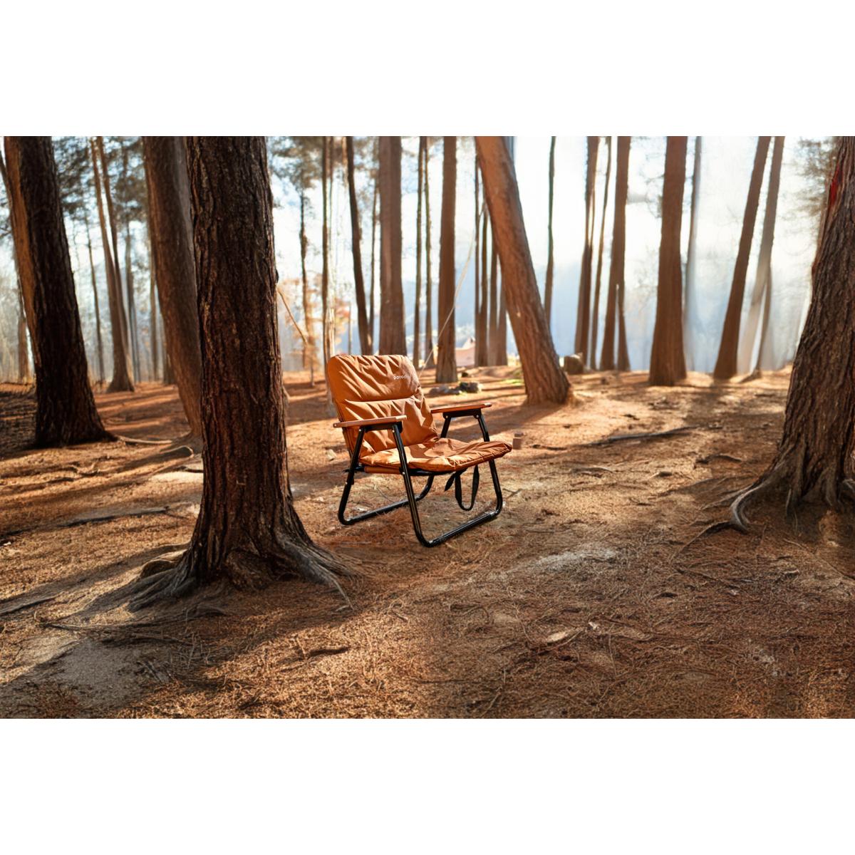 Porodo Lifestyle Outdoor Folding Cushioned Chair