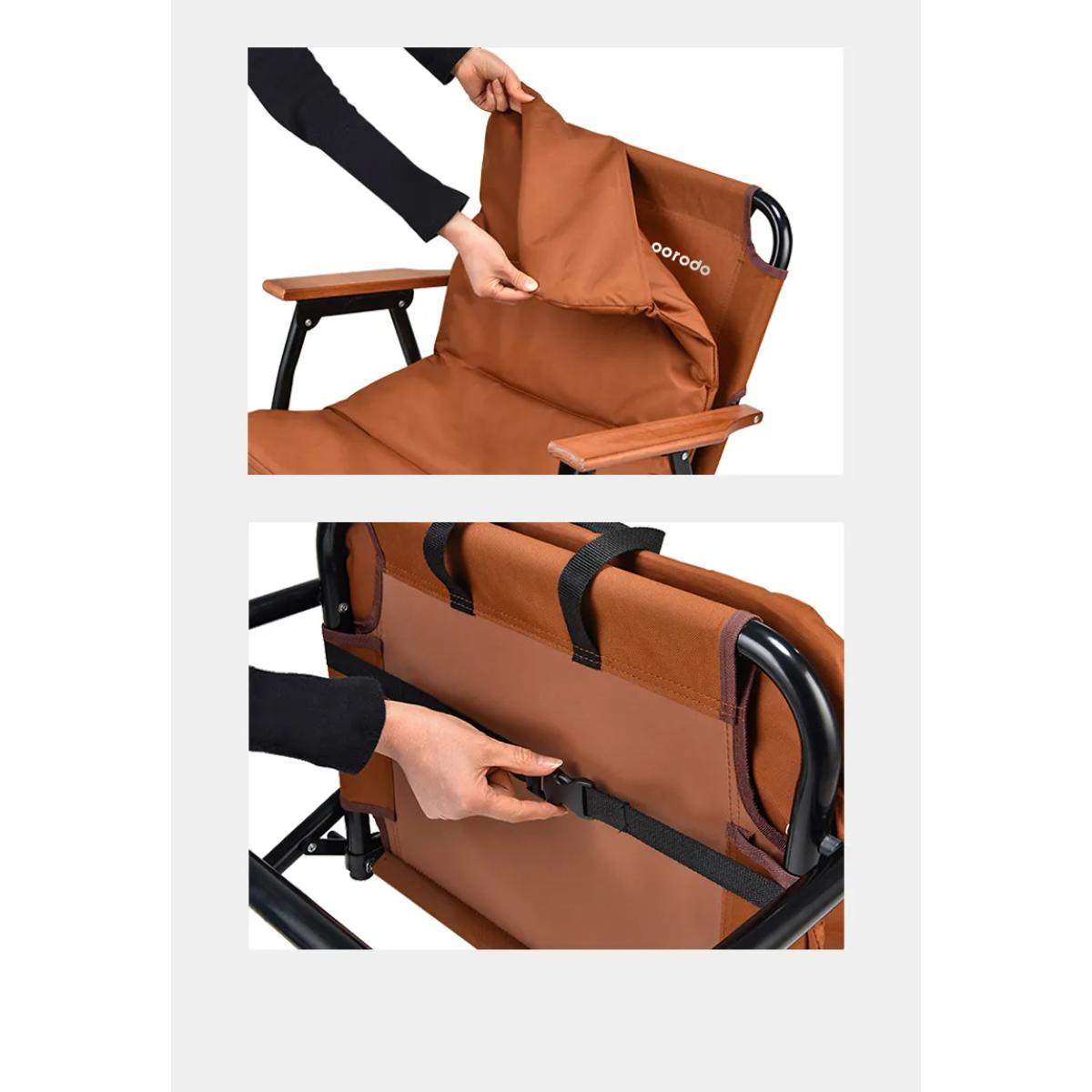 Porodo Lifestyle Outdoor Folding Cushioned Chair