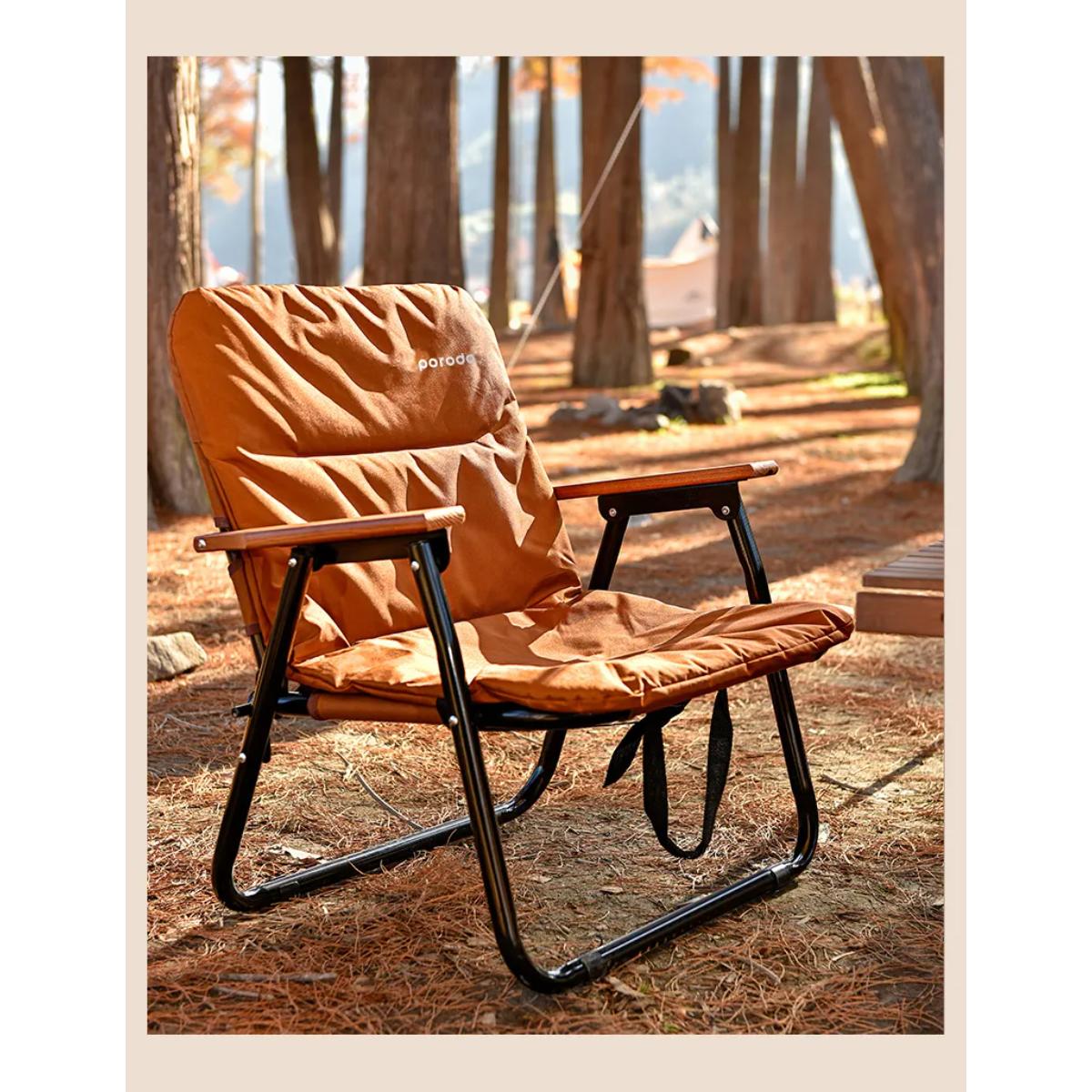 Porodo Lifestyle Outdoor Folding Cushioned Chair