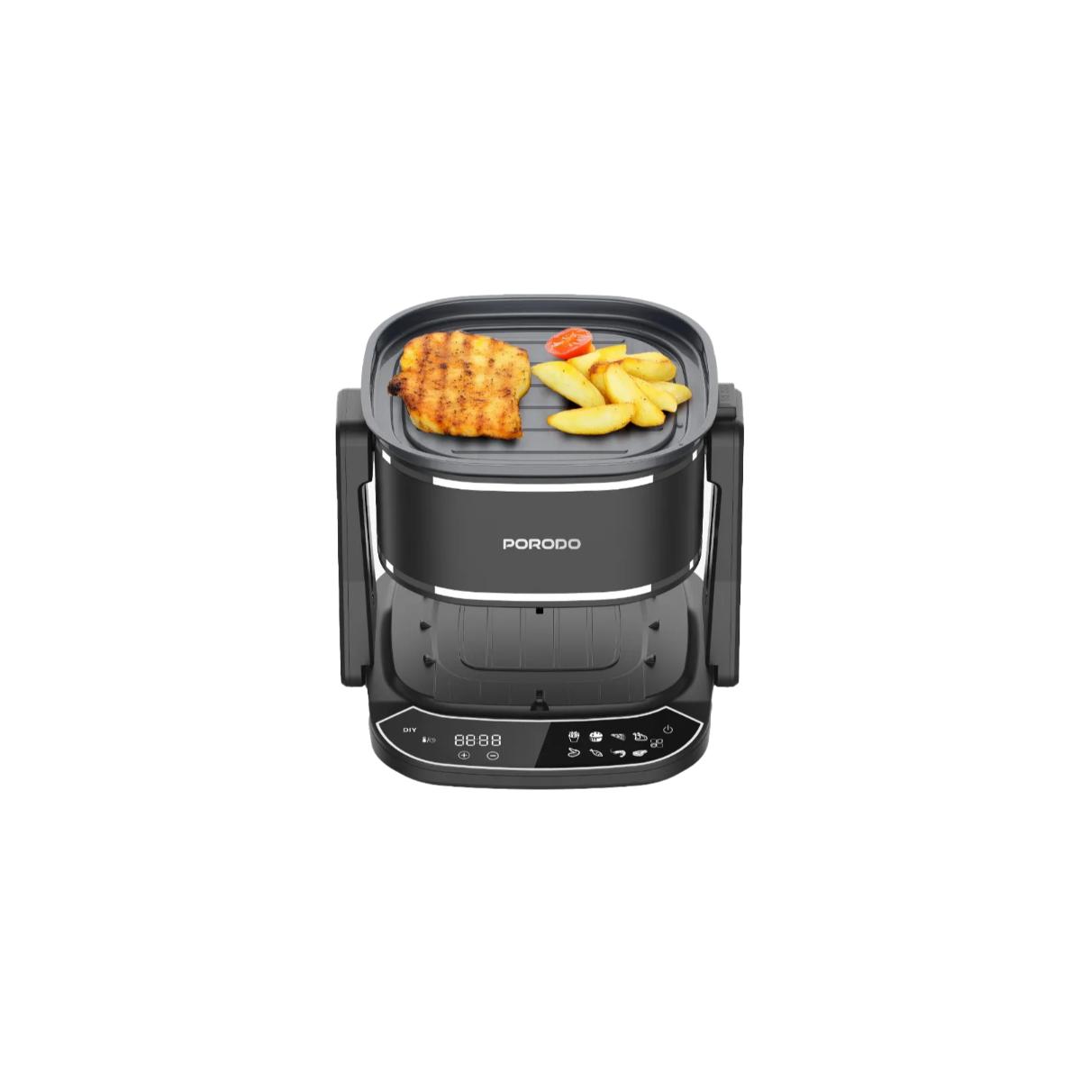 Porodo Lifestyle Dual Design Air Fryer & Grill