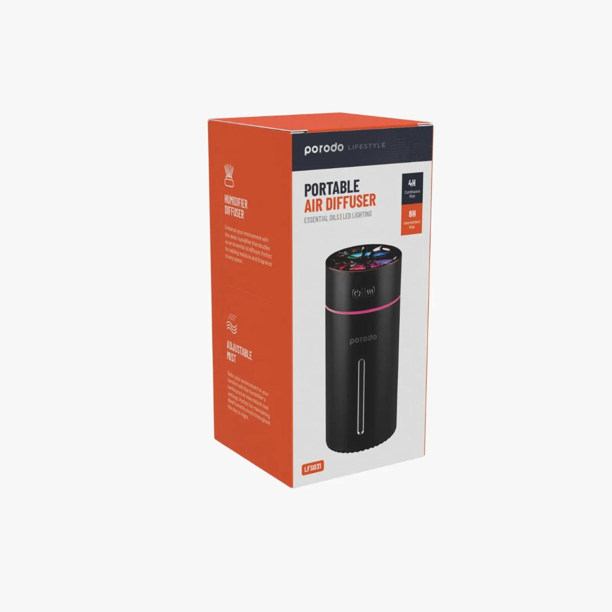 Porodo Lifestyle Portable Air Diffuser Essential Oils