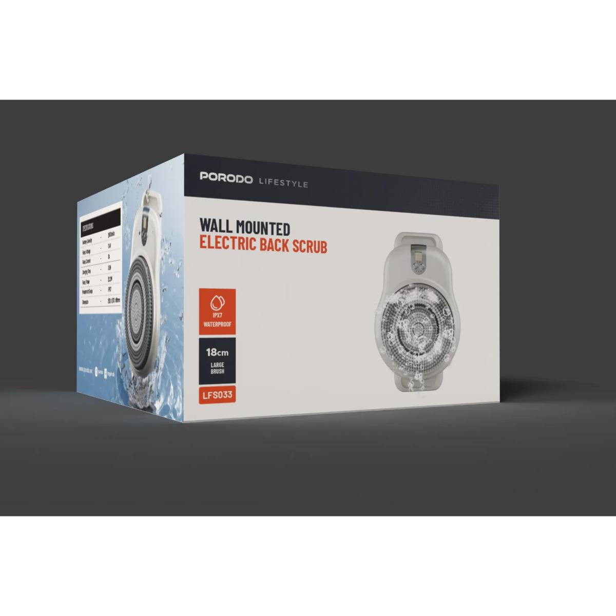 Porodo LifestyleWall Mounted Electric Back Scrub
