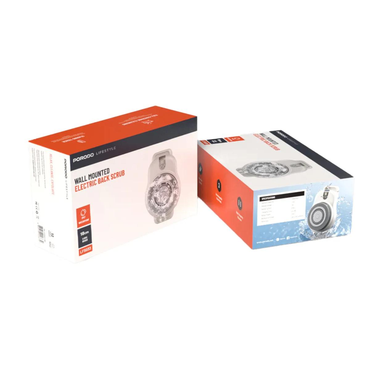 Porodo LifestyleWall Mounted Electric Back Scrub