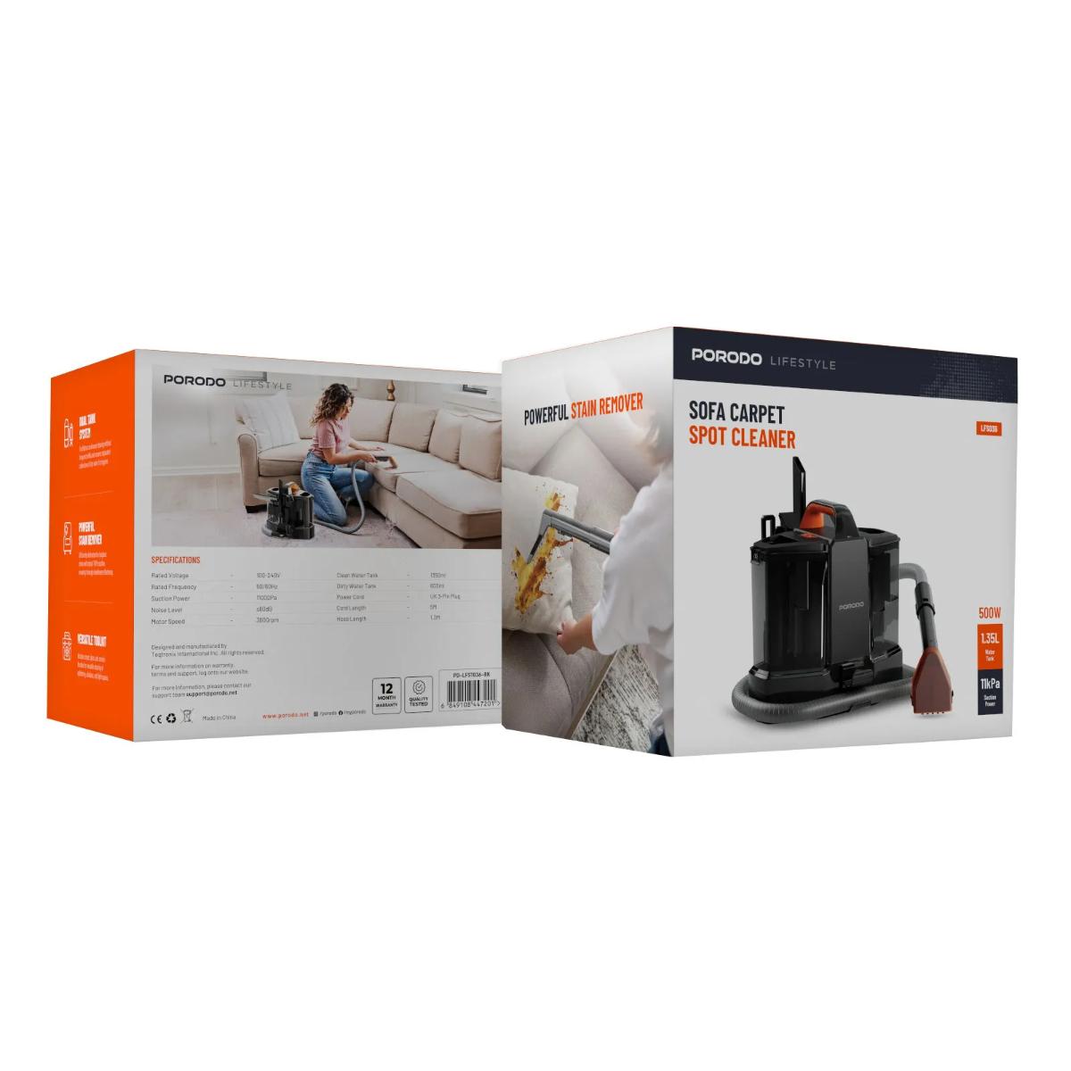 Porodo Lifestyle Sofa Carpet Spot Cleaner