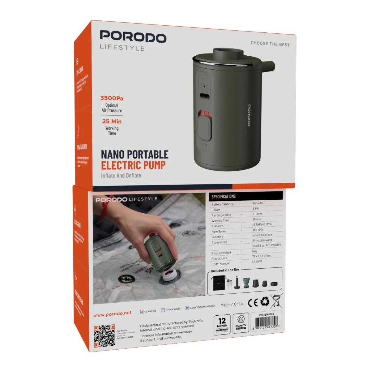 Porodo  Nano Portable Electric Pump