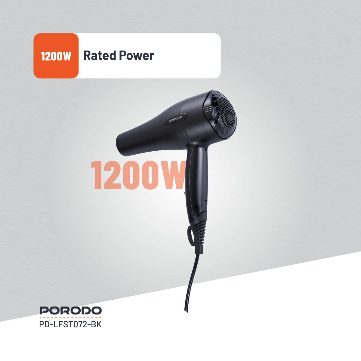 Porodo Lifestyle 1200W Hair Dryer