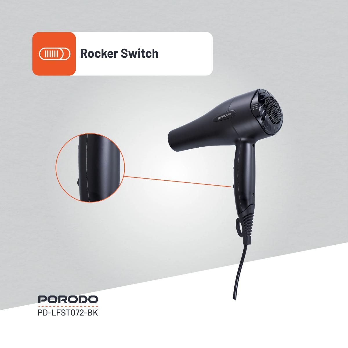 Porodo Lifestyle 1200W Hair Dryer