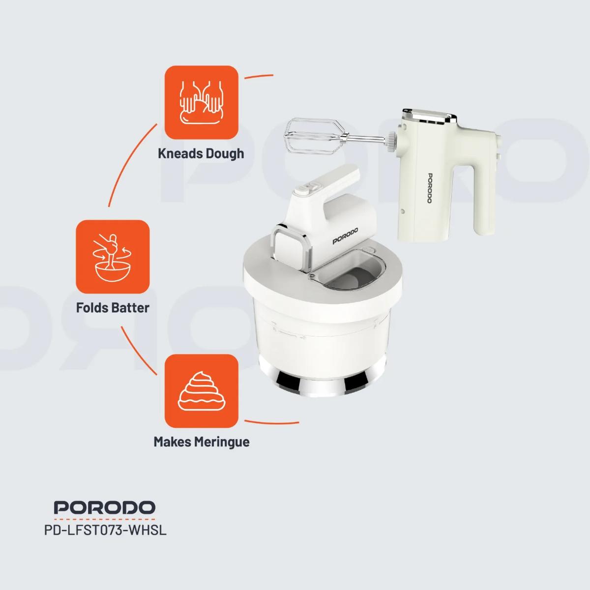 Porodo Lifestyle Spill-Proof Dual Mode Mixer