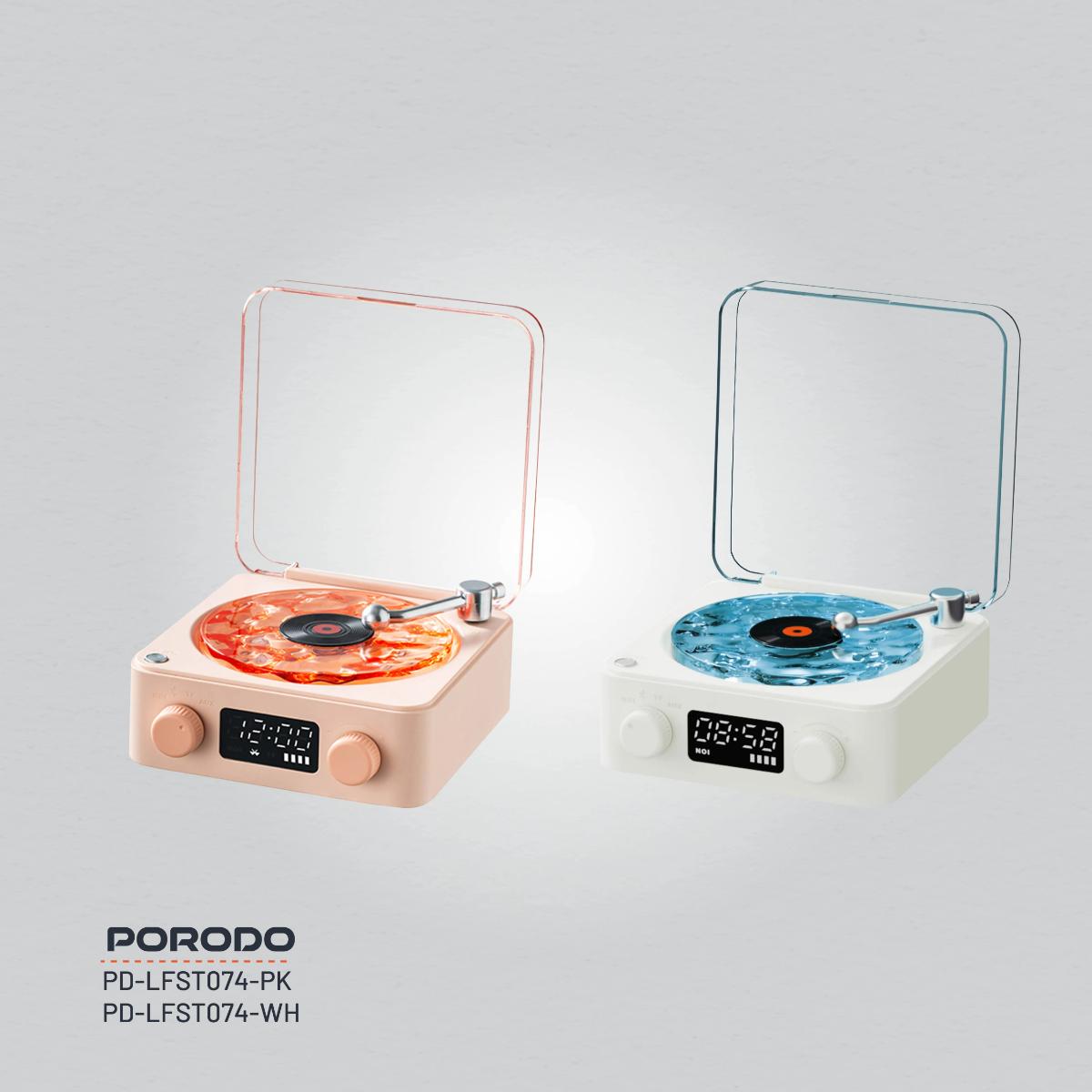 Porodo Lifestyle White Noise Portable Speaker